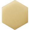 imageDECRAFTS 10PCS Brushed Brass Gold Decorative Cabinet Knobs Solid Pure Copper Kitchen Hardware Cupboard Drawer Dresser Pulls Hexagon