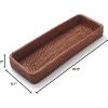 imageRattan Bathroom Vanity Trays Toilet Tank Baskets Long Narrow Hand Towel Storage Basket for Storage Decorative Honey Brown 102 x 49 x 18 inchHoney Brown
