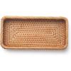 imageRattan Bathroom Vanity Trays Toilet Tank Baskets Long Narrow Hand Towel Storage Basket for Storage Decorative Honey Brown 102 x 49 x 18 inchNatural