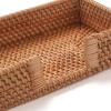 imageRattan Napkin Holder Rectangle Woven Flat Napkin Basket Tray For Tables 95quot x 55quot x 2quot RectangleRectangle
