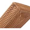 imageRattan Napkin Holder Rectangle Woven Flat Napkin Basket Tray For Tables 95quot x 55quot x 2quot RectangleRectangle