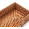 imageRattan Napkin Holder Rectangle Woven Flat Napkin Basket Tray For Tables 95quot x 55quot x 2quot RectangleRectangle