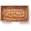 imageRattan Napkin Holder Rectangle Woven Flat Napkin Basket Tray For Tables 95quot x 55quot x 2quot RectangleRectangle