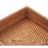 imageRattan Napkin Holder Rectangle Woven Flat Napkin Basket Tray For Tables 95quot x 55quot x 2quot RectangleSquare