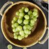 imageRattan Round Fruit Basket for Table Wicker Bread Tray with Handle for Serving Food Crackers Snacks 11inch D x 18inch HNatural