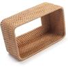 imageRattan Tissue Box Cover Natural Woven Facial Napkin Holder Rectangular 10 x 61 x 41 Inch WhiteNatural
