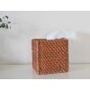 imageRattan Tissue Box Cover Natural Woven Facial Napkin Holder Square Honey Brown 55x55x59 InchHoney Brown