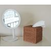 imageRattan Tissue Box Cover Natural Woven Facial Napkin Holder Square Honey Brown 55x55x59 InchHoney Brown