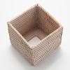 imageRattan Tissue Box Cover Natural Woven Facial Napkin Holder Square Honey Brown 55x55x59 InchWhite