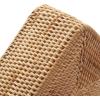 imageRound Rattan Fruit Baskets Woven Storage Bowls Key Holder Stackable for Shelf Kitchen Tabletop Natural Set of 3Rectangular