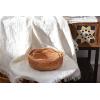imageRound Rattan Fruit Baskets Woven Storage Bowls Key Holder Stackable for Shelf Kitchen Tabletop Natural Set of 3Wave