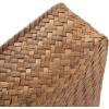 imageSeagrass Napkin Holder Square Woven Flat Napkin Basket Tray for Tables 75quot x 75quot x 25quotRectangular