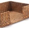 imageSeagrass Napkin Holder Square Woven Flat Napkin Basket Tray for Tables 75quot x 75quot x 25quotSquare