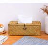imageSeagrass Tissue Box Cover Rectangular Woven Napkin Holder Decorative for Bathroom Farmhouse Natural 10 x 55 x 42 InchNatural