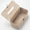 imageSeagrass Tissue Box Cover Rectangular Woven Napkin Holder Decorative for Bathroom Farmhouse Natural 10 x 55 x 42 InchWhitewash
