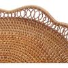 imageWoven Bread Baskets for Serving Rattan Tray for Fruit Food Kitchen Taptop Natural 106inch D x 35inch HNatural