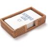 imageRattan Napkin Holder Rectangle Woven Flat Napkin Basket Tray For Tables 95quot x 55quot x 2quot RectangleRectangle