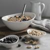 imageDOWAN White Cereal bowls 16 Ounces Ceramic Dessert Bowls Set of 6 Oval Ice Cream Bowls for Cereal Snack Dessert Pasta and Side Dish Microwave ampamp Dishwasher Safe Good Size for Garden Tea Parties3 Ounces