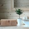 imageSeagrass Tank Basket with Lid Woven Toilet Roll Storage Basket with Sections Rectangular for Organize Snack Toys Tampon Large Compartment 165inch L x 55inch W x 55inch H NaturalWhitewash