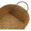 imageSeagrass Woven Baskets for Storage Natural Shelf Basket with Handle for Organizer Stackable Oval Set of 3 LargeMediumSmallNatural