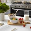imageDOWAN 22 OZ White Ceramic Bowls Set of 4  Perfect for Soup Bowls for Kitchen Cereal Bowl Ramen Bowl Microwave Safe for Oatmeal FruitSalad and Rice Bowl  Dishwasher ampamp Microwave SafeWhite