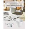imageDOWAN 22 OZ White Ceramic Bowls Set of 4  Perfect for Soup Bowls for Kitchen Cereal Bowl Ramen Bowl Microwave Safe for Oatmeal FruitSalad and Rice Bowl  Dishwasher ampamp Microwave SafeWhite