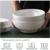 imageDOWAN Serving Bowls 95quot Large Salad Bowls for Entertaining Side Dishes Pho Pasta Centerpiece Bowls for Dinner Parties Kitchen Decor Microwave ampamp Dishwasher Safe White95 inches