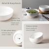 imageDOWAN Serving Bowls 95quot Large Salad Bowls for Entertaining Side Dishes Pho Pasta Centerpiece Bowls for Dinner Parties Kitchen Decor Microwave ampamp Dishwasher Safe White8 inches