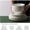 imageDOWAN Serving Bowls 95quot Large Salad Bowls for Entertaining Side Dishes Pho Pasta Centerpiece Bowls for Dinner Parties Kitchen Decor Microwave ampamp Dishwasher Safe White7 inches