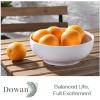 imageDOWAN Serving Bowls 95quot Large Salad Bowls for Entertaining Side Dishes Pho Pasta Centerpiece Bowls for Dinner Parties Kitchen Decor Microwave ampamp Dishwasher Safe White95 inches