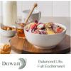 imageDOWAN Serving Bowls 95quot Large Salad Bowls for Entertaining Side Dishes Pho Pasta Centerpiece Bowls for Dinner Parties Kitchen Decor Microwave ampamp Dishwasher Safe White7 inches