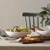 imageDOWAN Serving Bowls 95quot Large Salad Bowls for Entertaining Side Dishes Pho Pasta Centerpiece Bowls for Dinner Parties Kitchen Decor Microwave ampamp Dishwasher Safe White115 inches