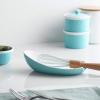 imageDOWAN Spoon Rest for Stove Top Blue Spoon Holder for Stove Top Large Spoon Rest for Kitchen Counter Turquoise Kitchen Decor Spoon Rest