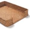 imageSeagrass Letter Tray for A4 File Woven Desk Tray Organizer for Paper Folder Mail Document Magazine Storage Basket for Office